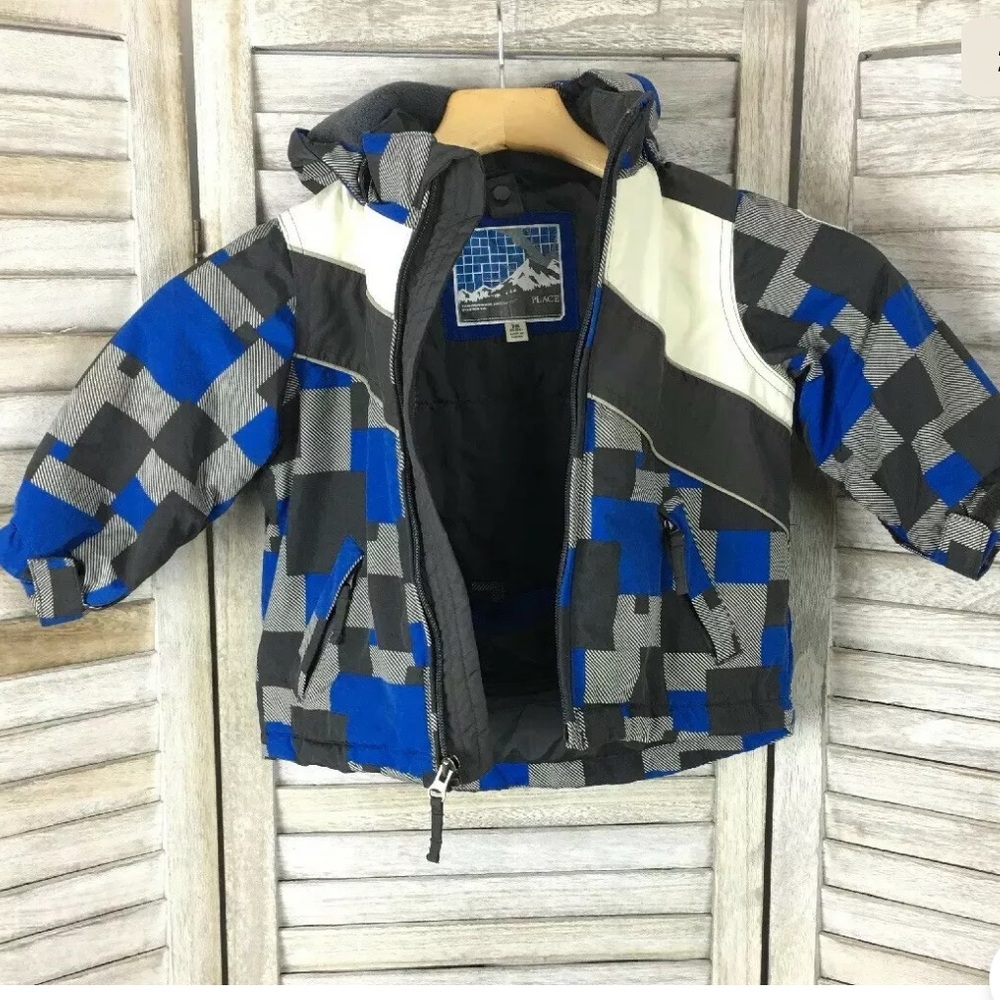 Children’s Place Toddler Snow Jacket Sz 18M flaw
